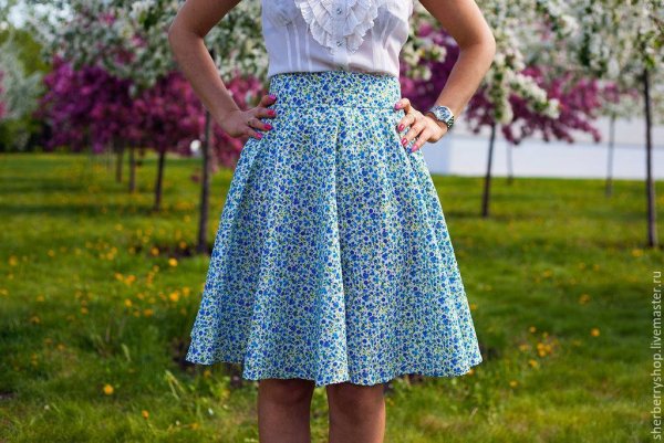 Юбка полусолнце