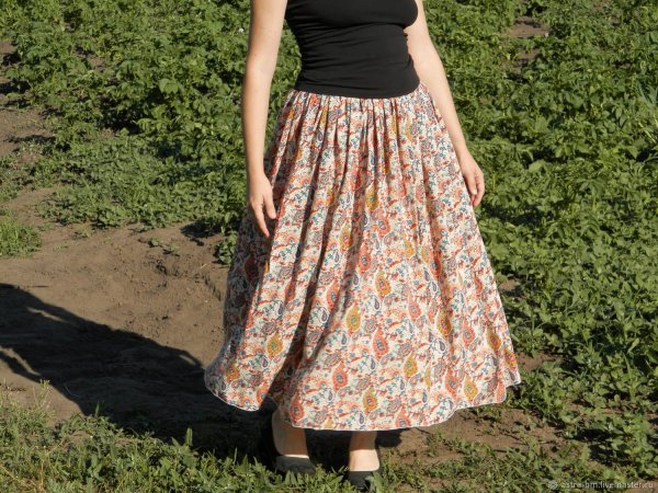 Юбка длинная летняя