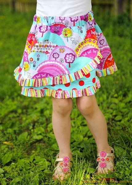 Летние юбочки для девочек