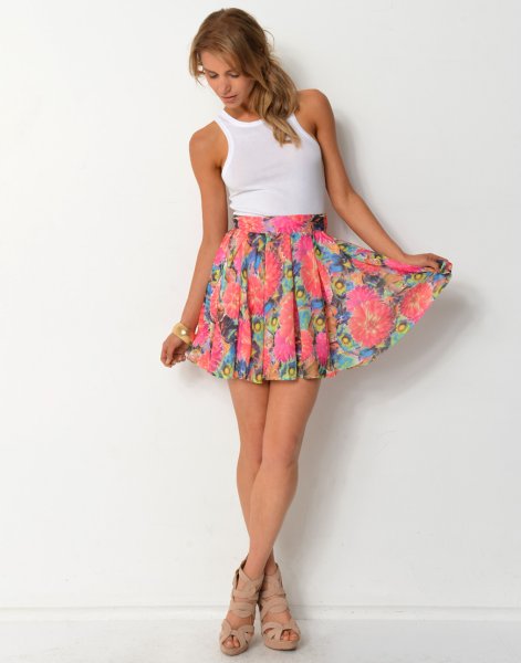 Юбка летняя короткая