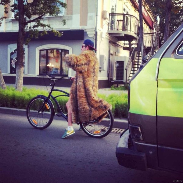 Женщина в шубе Мем