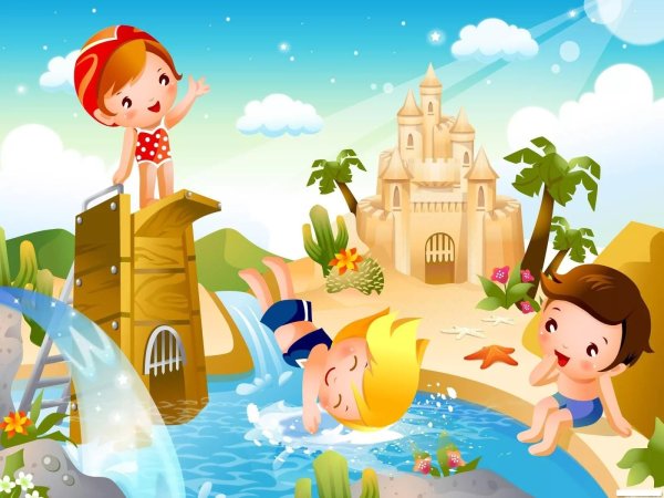 Лето иллюстрация