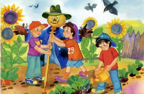 Луг с насекомыми