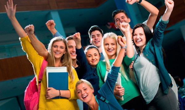 Веселые студенты