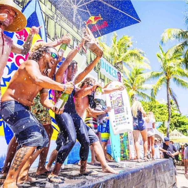 Пальмы пляж вечеринка