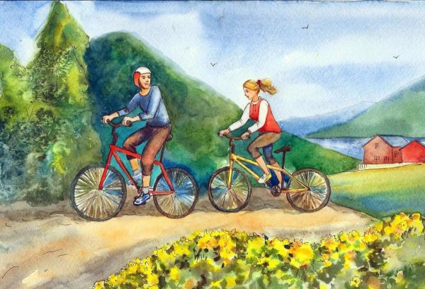 Велосипед рисунок