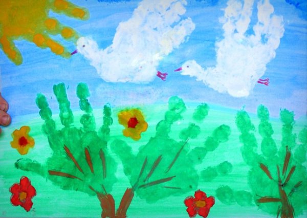 Рисование лето в старшей группе