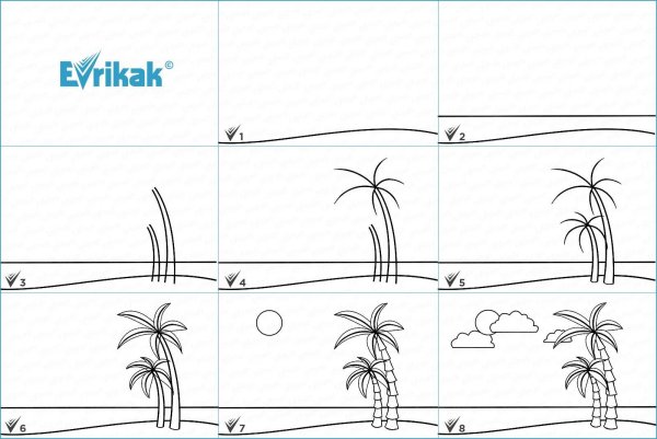 Рисунок правили поведения на природе