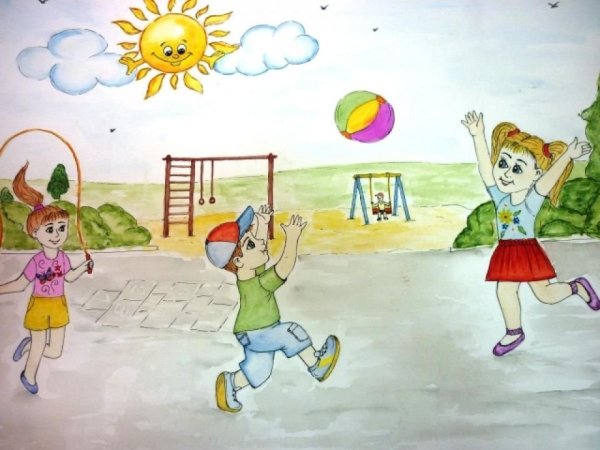 Летние каникулы рисунок