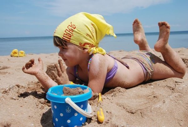 Солнечные ванны для детей