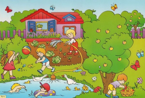 Сюжетные картины для дошкольников