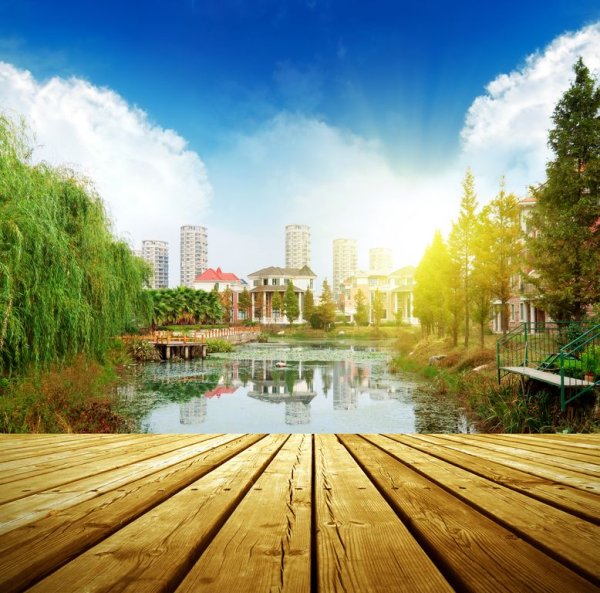 Картинка летний город