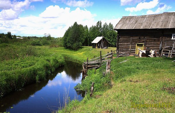 Утренний пейзаж деревня Герасимов