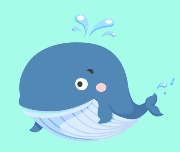 Кит иллюстрация