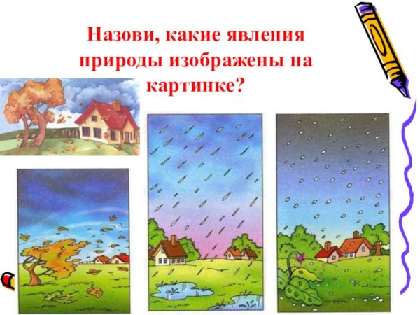 Природные явления рисунок