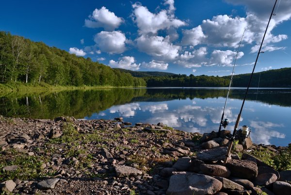 Красивые пейзажи на рыбалке