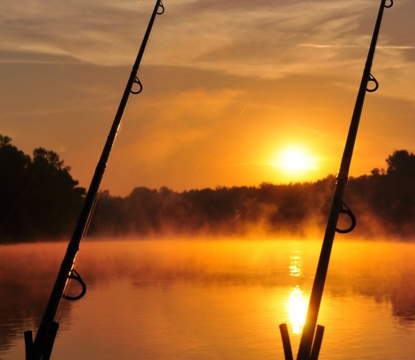 Озеро с удочкой