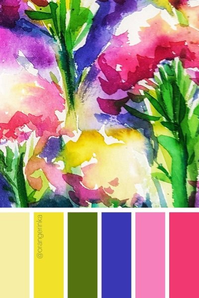 Весенние оттенки в одежде