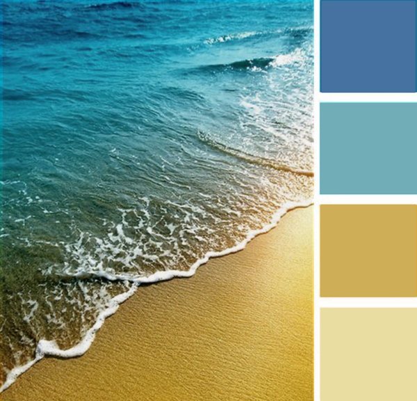 Палитра бирюзовый сочетание