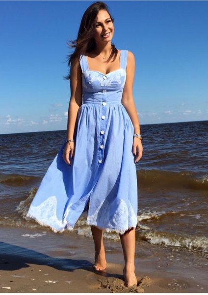 Сарафан лен