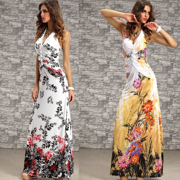 Яркие летние платья