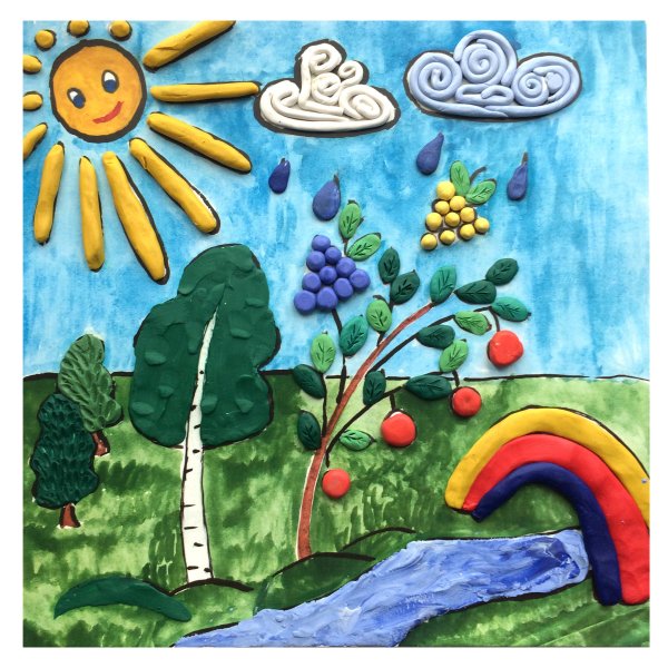 Пластилиновая аппликация