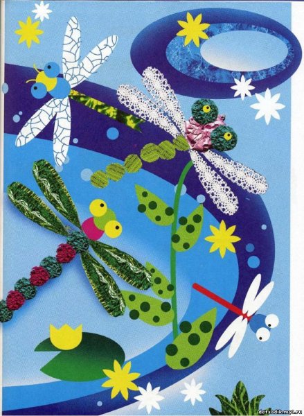 Аппликация насекомые