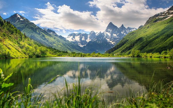 Озеро туманакель Домбай