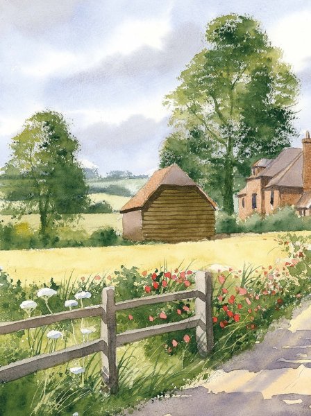 Пейзаж с деревьями