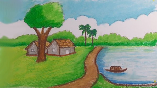 Пейзаж природы легкий