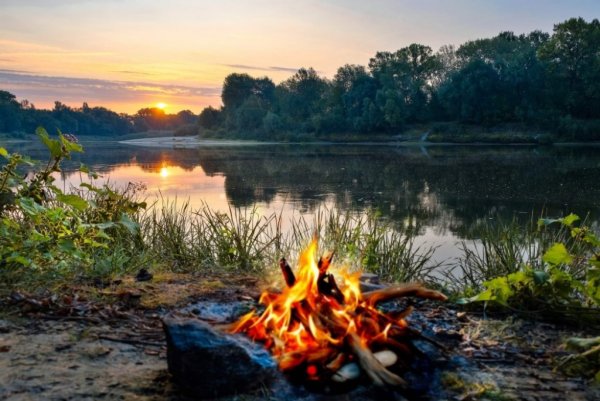 Вечеринка на пляже ночью