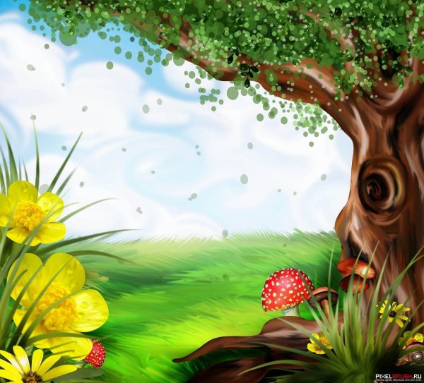 Сказочная Полянка в лесу