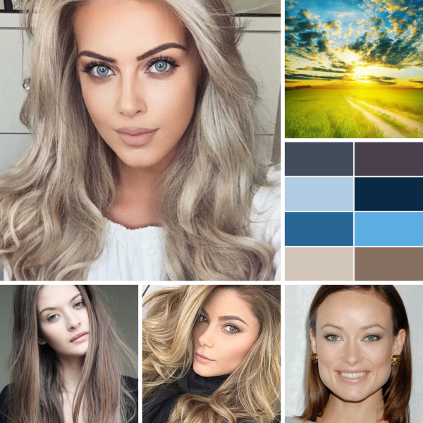 Холодный неконтрастный цветотип