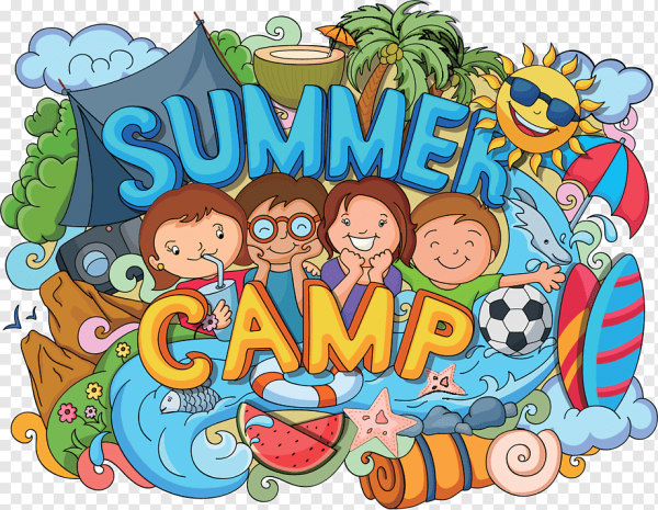 Плакат для детского лагеря