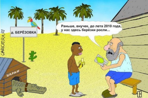 Карикатуры про отпуск