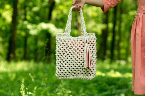 Сумка АВОСЬКА из трикотажной пряжи