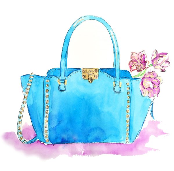Модные иллюстрации сумка