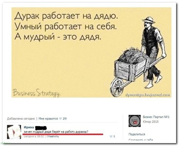 Смешные цитаты про дураков