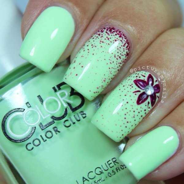 Летний дизайн ногтей