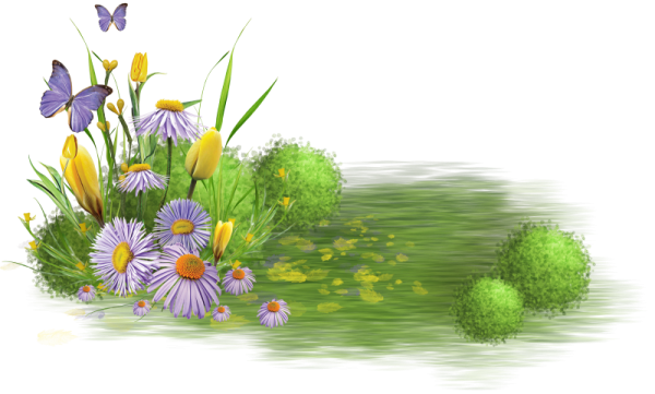 Летний клипарт на прозрачном фоне