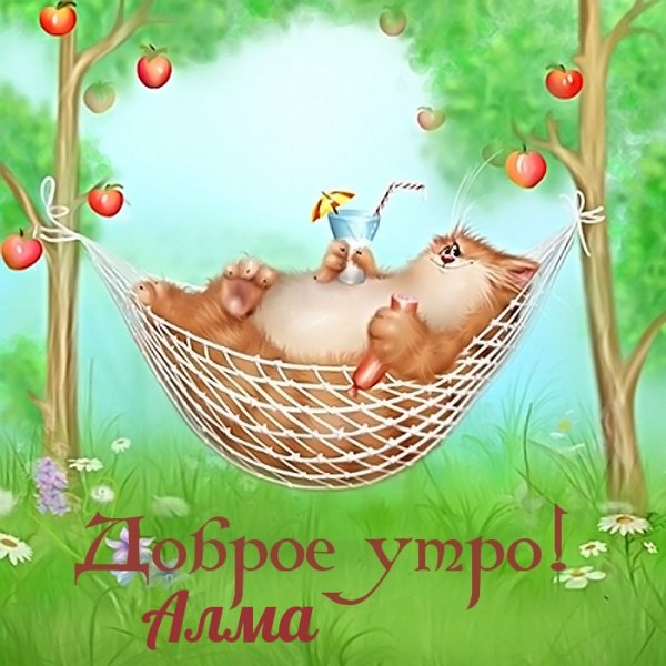 Доброе утро летнее прикольное