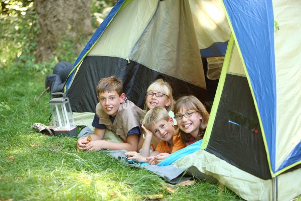 Палатка на природе