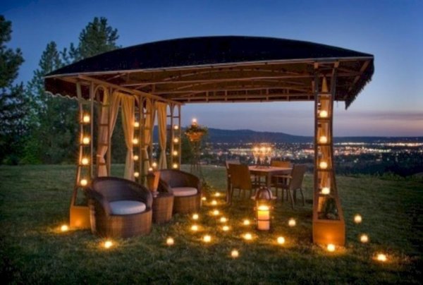 Беседка барбекю, газебо