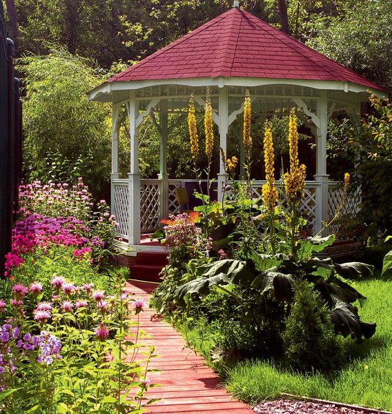 Беседка Райский сад застекленная