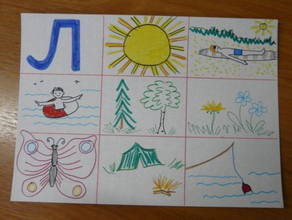 Мнемотаблицы в подготовительной группе лето