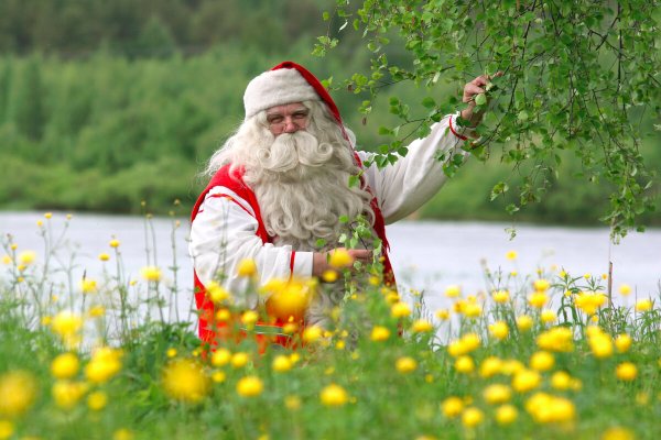 Дед Мороз раскрашивать