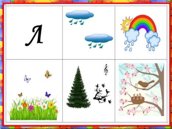 Мнемотаблица времена года