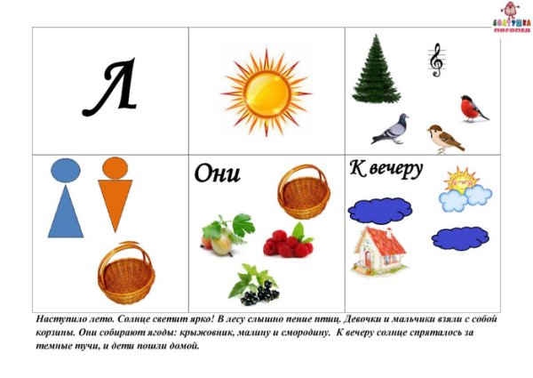 Мнемотаблицы в подготовительной группе лето