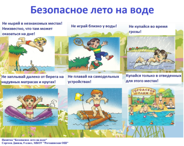 Правила поведения на воде