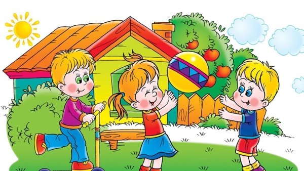 Детские забавы летом для детей